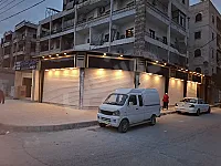 للبيع صالة تجارية حلب سيف الدولة 110 متر على شارعين اكسلء ممتاز