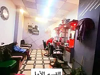 للبيع محل مجهز كامل 24 متر مؤلف من قسمين/حماه القصور شارع فخري