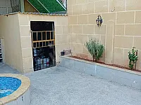 للبيع حديقة اربع غرف مساحة 125 متر حلب الحمدانية