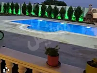 للايجار مزرعه حمص طريق طرابلس بعد جنه مفرق جامع الحسامي تجهيز سوبر 