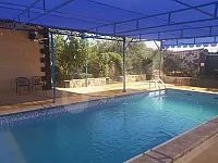 للأجار مزرعة ابو ابراهيم مخدمة بالكامل+نت فضائي/حماه حي الضاهرية 