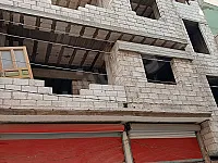 للبيع بناء 4 طوابق مع محلين جاهزين حمص وادي الدهب قرب مدينة الملاهي 