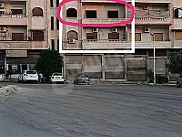 للبيع شقة عالعضم 160م طابق 2 فني 4 غرف و صالون/حماه تتان غرب المشتل 